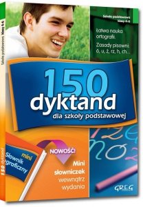 150 dyktand dla szkoły podstawowej z mini słowniczkiem