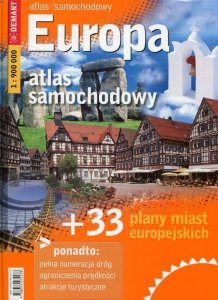 Europa atlas samochodowy + 33 plany miast europejskich 1:900 000