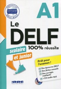 Delf 100% reussite A1 scolaire et junior książka + CDmp3