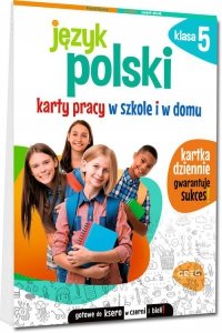 Język polski. Karty pracy w szkole i w domu Klasa 5