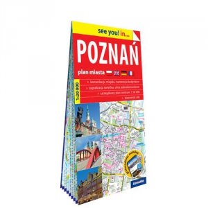 Poznań papierowy plan miasta 1:20 000