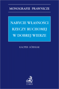 Nabycie własności rzeczy ruchomej w dobrej wierze