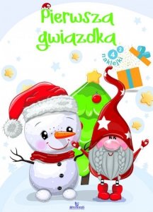 Kolorowanka bożonarodzeniowa - Pierwsza gwiazdka