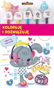 Koloruję i rozwiązuję-różowa