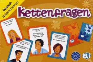 Gra językowa Niemiecki Kettenfragen. Opr. karton