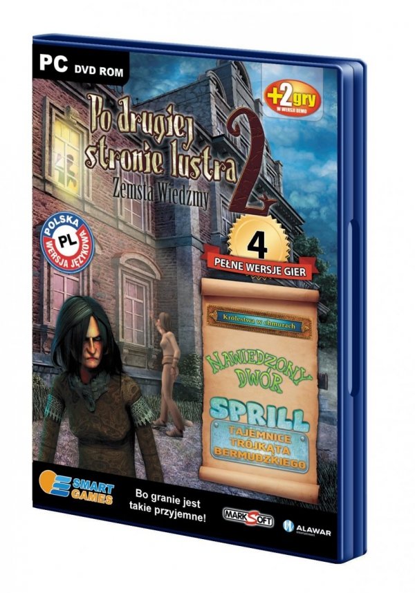 Po drugiej stronie lustra 2. Zemsta Wiedźmy. 4 pełne wersje gier. Smart games. PC DVD-ROM + 2 gry w wersji demo