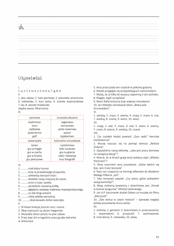 ZDAJ SIĘ NA POLSKI! Zeszyt ćwiczeń B1