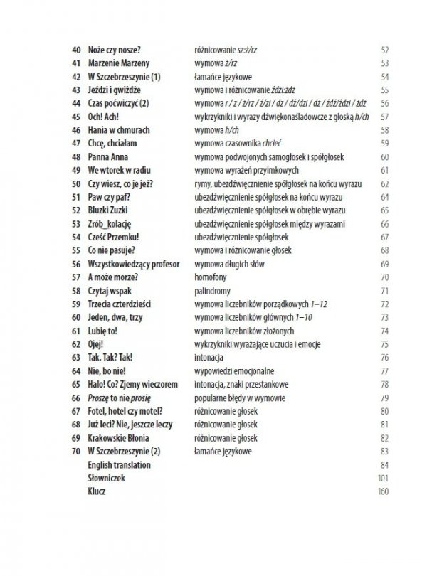 Fonetyka. Testuj Swój Polski A1-B1