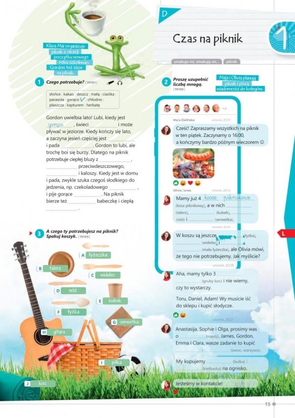 Polski krok po kroku Junior 2. Podręcznik do nauki języka polskiego jako obcego dla dzieci i młodzieży w wieku 10-15 lat