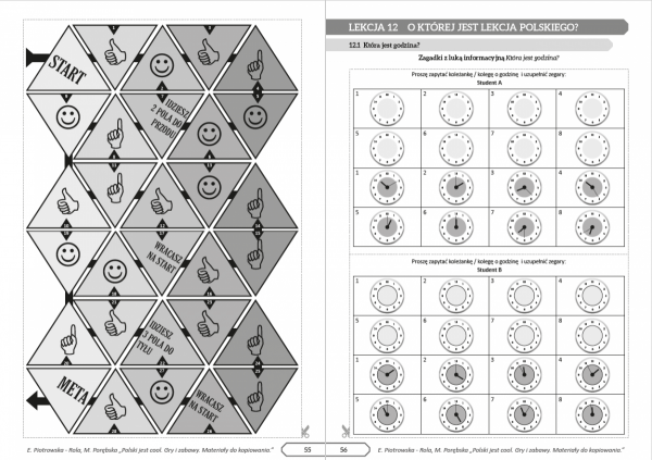 POLSKI JEST COOL. Książka nauczyciela. Gry i zabawy - materiały do kopiowania 