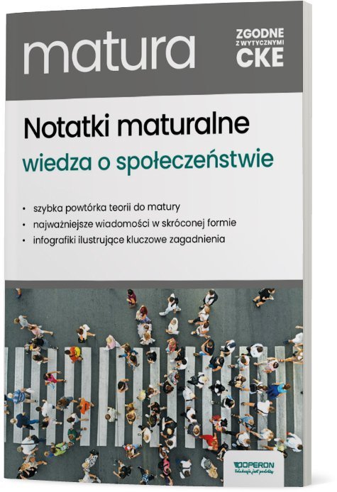 Matura 2026 Wiedza o społeczeństwie Teoria do matury Zakres rozszerzony Vademecum