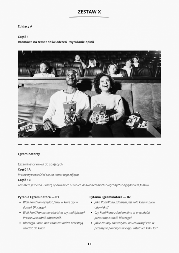 Mów i pisz na poziomie! B1/B2 Dual. TELC Język polski. Zestawy egzaminacyjne