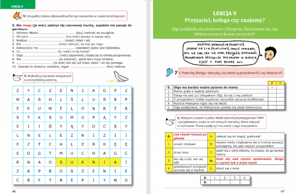 Raz, dwa, trzy i po polsku mówisz TY! Tom 3. Lekcje 8-9