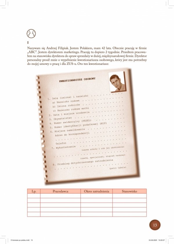 O biznesie po polsku. Podręcznik do nauki języka polskiego. Wprowadzenie do języka biznesu. (B1-B2) Wyd. 2 poprawione