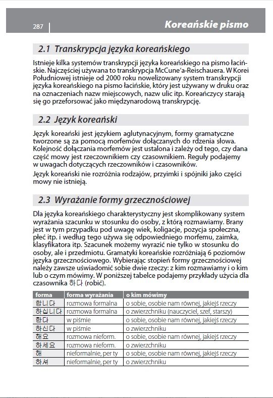 Rozmówki koreańskie ze słownikiem i gramatyką