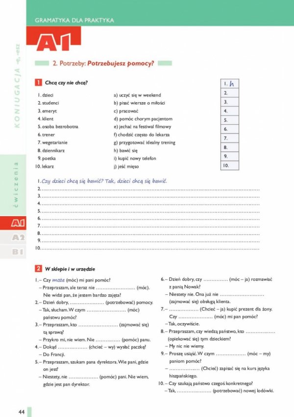 Zestaw Gramatyka dla praktyka 2. Czasownik. Wersja papierowa + flipbook