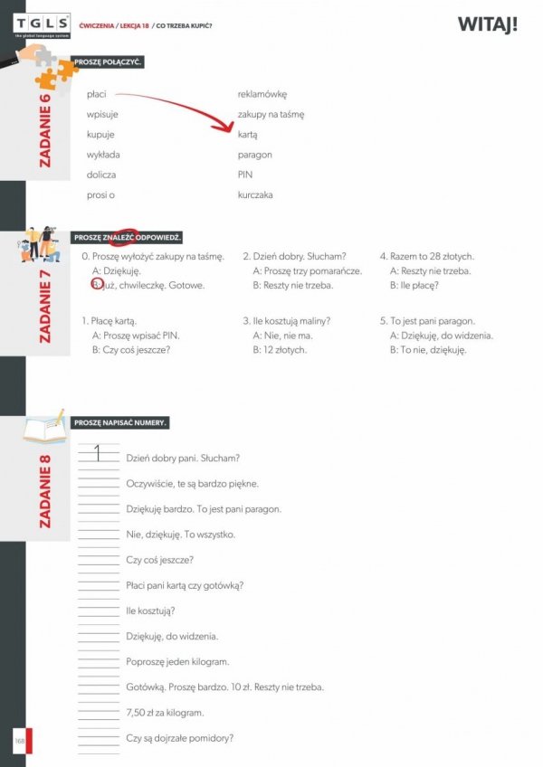 Witaj! Komunikacja w języku polskim dla obcokrajowców. Poziom A1. Podręcznik i zeszyt ćwiczeń z odpowiedziami (EBOOK)