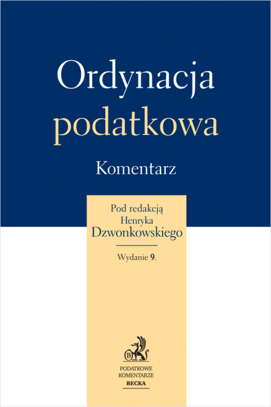 Ordynacja podatkowa. Komentarz