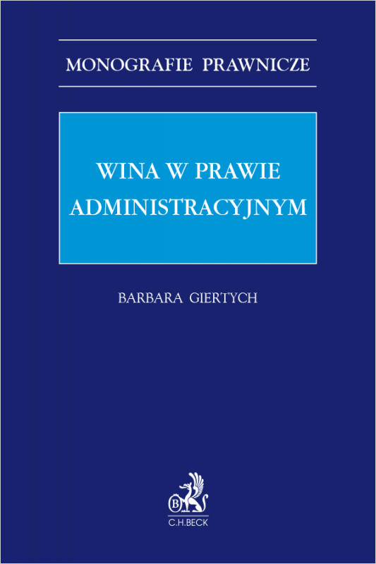 Wina w prawie administracyjnym