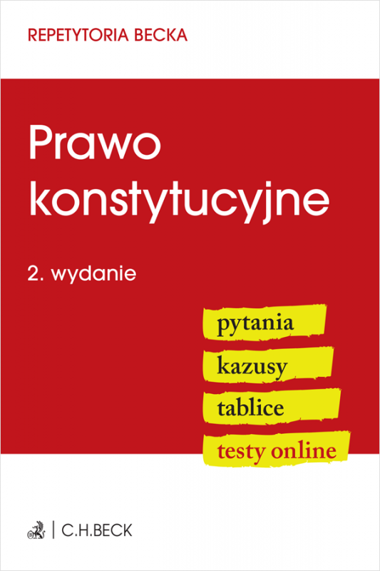 Prawo konstytucyjne. Pytania. Kazusy. Tablice. Testy online