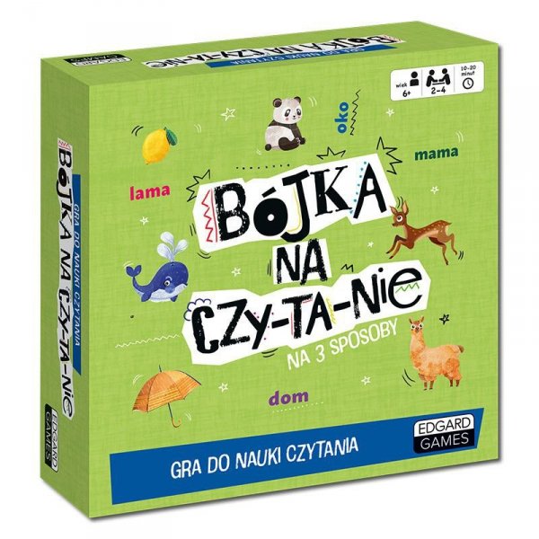 Kapitan Nauka. Bójka na czytanie. Gra do nauki czytania
