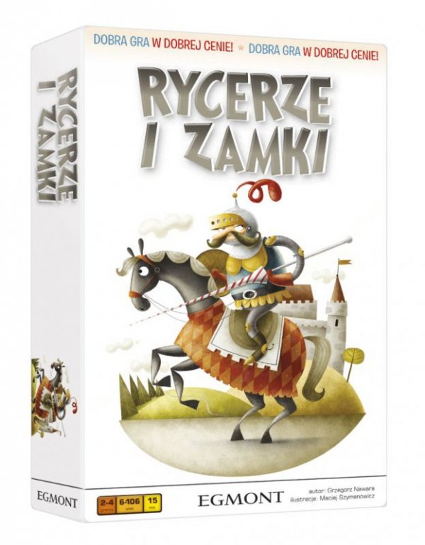 Rycerze i zamki. Gra planszowa. Opr. karton. 2014. Egmont.