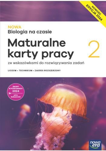 NOWA Biologia na czasie 2. Liceum i technikum. Maturalne karty pracy . Zakres rozszerzony. Nowość 20