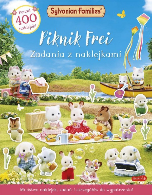 Sylvanian Families. Piknik Frei. Zadania z naklejkami
