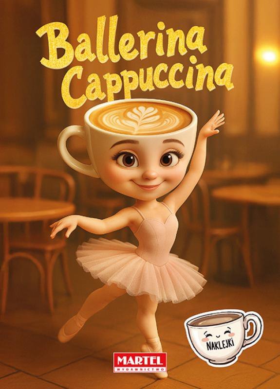 Kolorowanka z naklejkami -  Ballerina Cappuccina