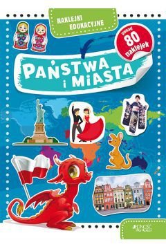 Naklejki edukacyjne. Państwa i miasta