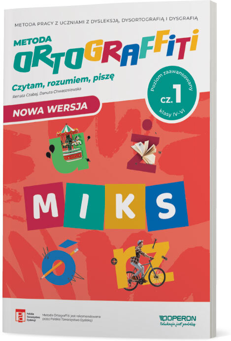 Ortograffiti. MIKS.  Poziom zaawansowany. Część 1. Klasy IV-VI