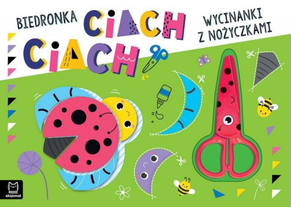 Biedronka ciach, ciach! Wycinanki z nożyczkami