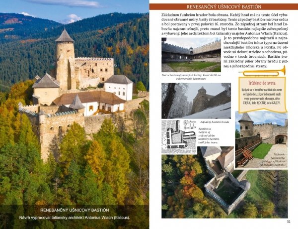 Zamek w Starej Lubowli. Hrad v Starej Ľubovni. Przewodnik ilustrowany - wersja słowacka 