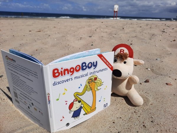 BINGO BOY discovers musical instruments