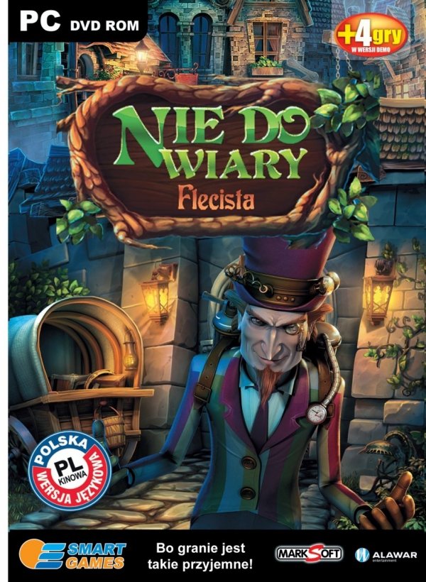 Nie do wiary. Flecista. Smart games. PC DVD-ROM + 4 gry w wersji demo
