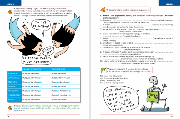 Raz, dwa, trzy i po polsku mówisz TY! Tom 3. Lekcja 6