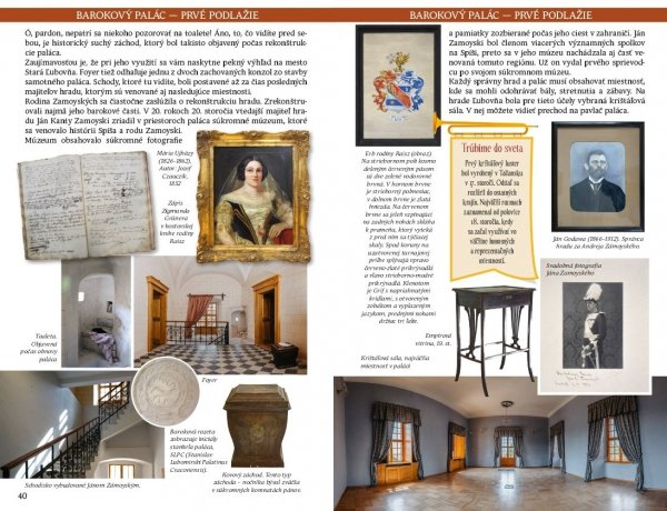 Zamek w Starej Lubowli. Hrad v Starej Ľubovni. Przewodnik ilustrowany - wersja słowacka 