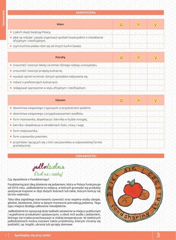 RAZEM po polsku. Poziom B1 - przykładowa jednostka lekcyjna