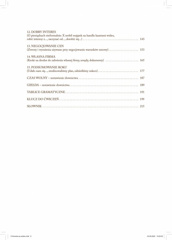 O biznesie po polsku. Podręcznik do nauki języka polskiego. Wprowadzenie do języka biznesu. (B1-B2) Wyd. 2 poprawione