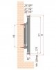 Grzejnik stalowy panelowy Diamond C11 600x1100