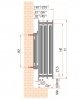 Grzejnik stalowy panelowy Diamond C33 900x500