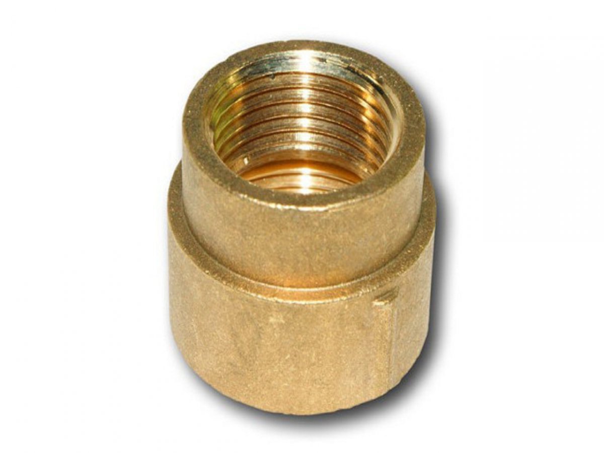 Mufa redukcyjna mosiężna 3 4X1 2 cala - Rury i kształtki mosiądz