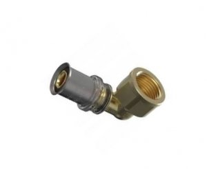 Kolano pex zaciskane 25x1 gw - Wavin Tigris M5
