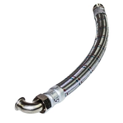 Wąż antywibracyjny 60cm z kolanem