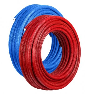 Rura PEX/AL/PEX 20x2 w otulinie niebieskiej PE 50m