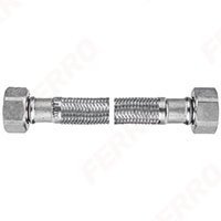 Ferro Wąż w oplocie ze stali 1/2 L 120cm nakrętno-nakrętny