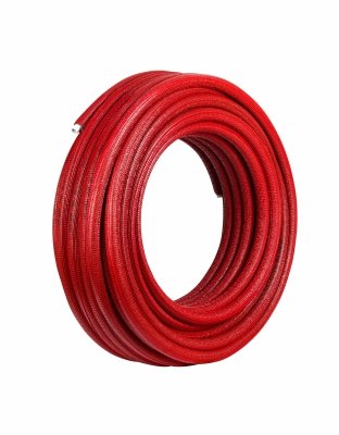 Rura PEX/AL/PEX 16x2 w otulinie czerwonej PE 50m