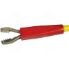 Chwytak bezp. krokod. gn. 4mm KLEPS 2800-R CAT III 1000V, 20A czerwony