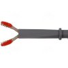 Chwytak bezp. krokod. gn. 4mm 6009IEC-RT CAT III 1000V, 20A czerwony