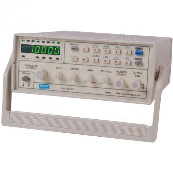 SG1005 Generator funkcyjny 5MHz, 1 kan, DDS